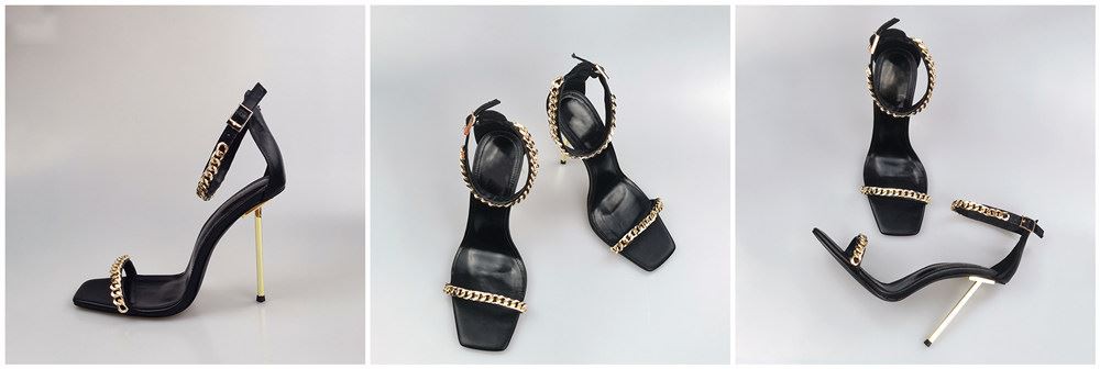 metal chain heels_